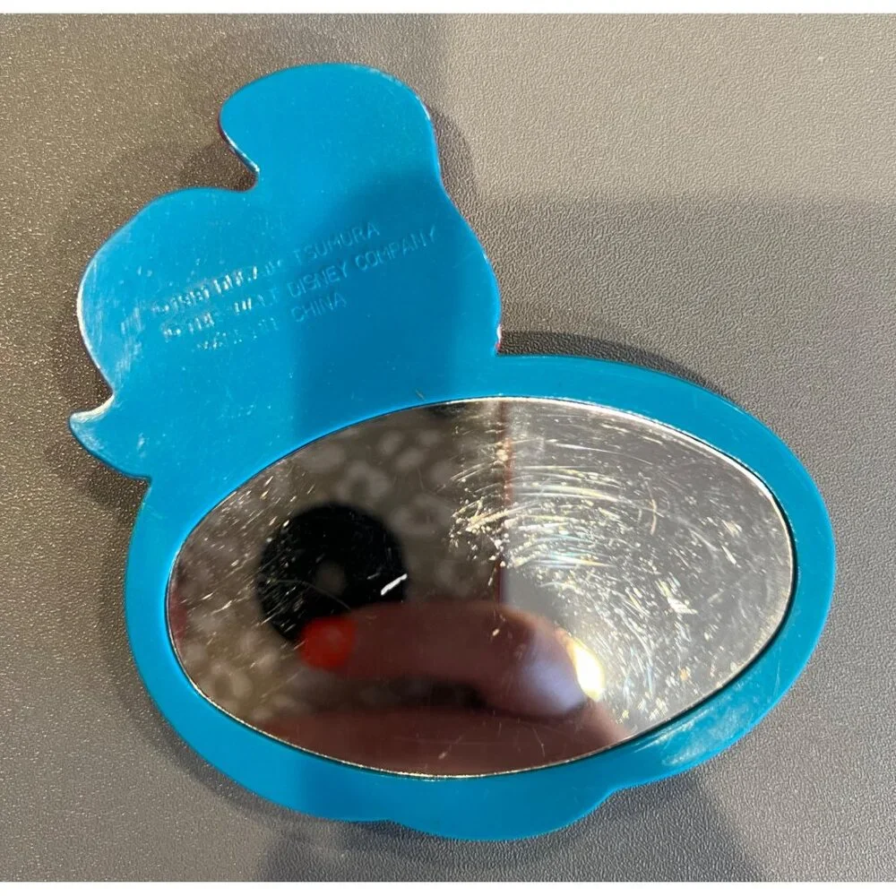 Vintage 1991 The Little Mermaid Small Compact‎ Mirror EUC, Disneyana Princesses